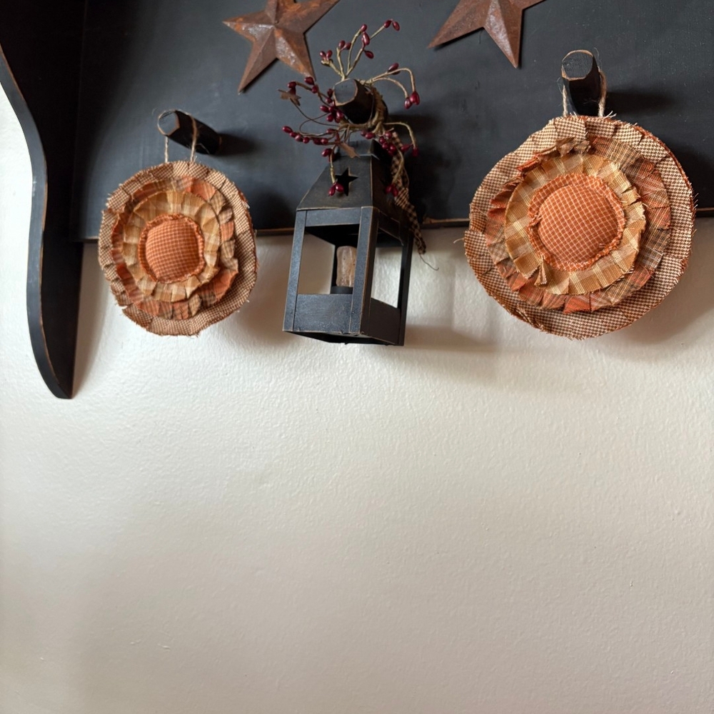 Primitive Fall Rag Flowers